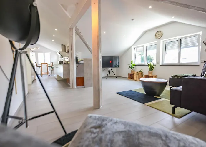 Penthouse-wohnung I 100 Qm I Blick Auf Weinreben I Nespresso I Emma Matratzen Appartamento Auggen